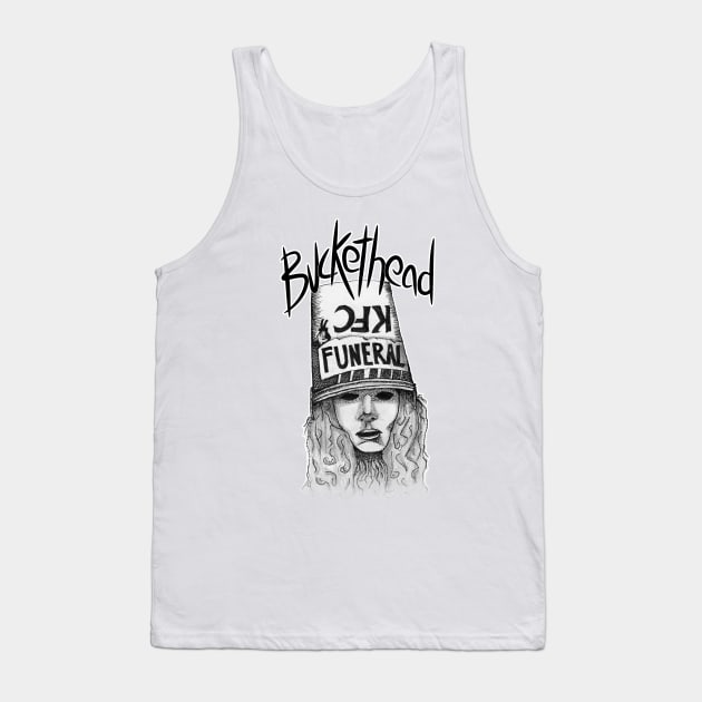 Buckethead Sketch (title version) Tank Top by NateArtDesign